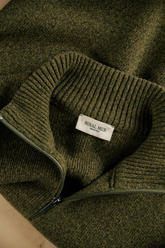 TRUCKER NECK SWEATER