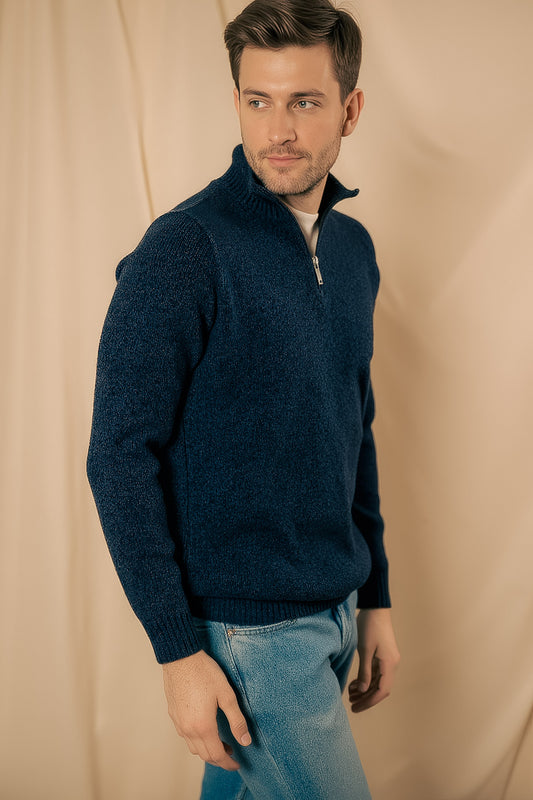 TRUCKER NECK SWEATER