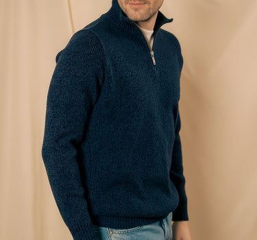 TRUCKER NECK SWEATER