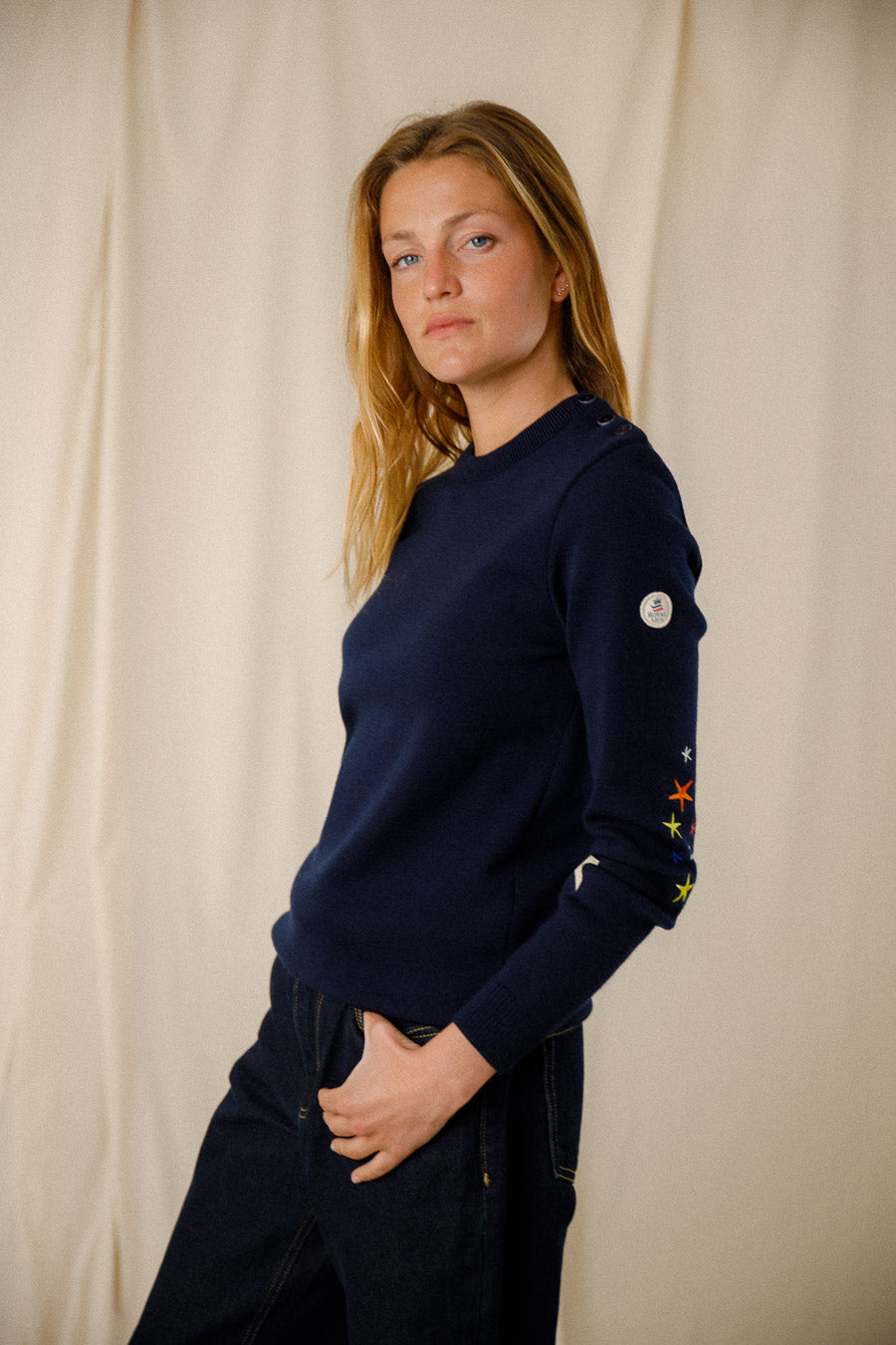 PULL MARIN COUDIERES ETOILES