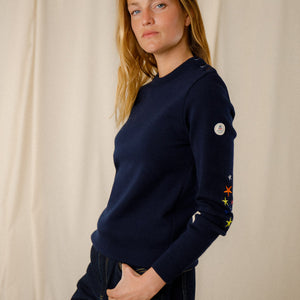 PULL MARIN COUDIERES ETOILES