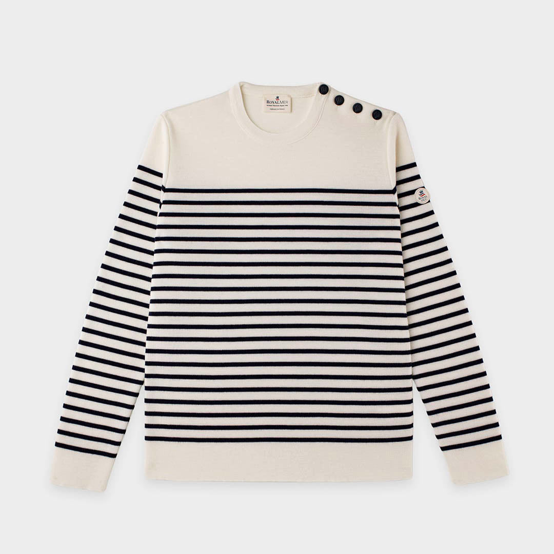Marin Sweater Wool Striped Sweater Classic Striped Sailor Sweater