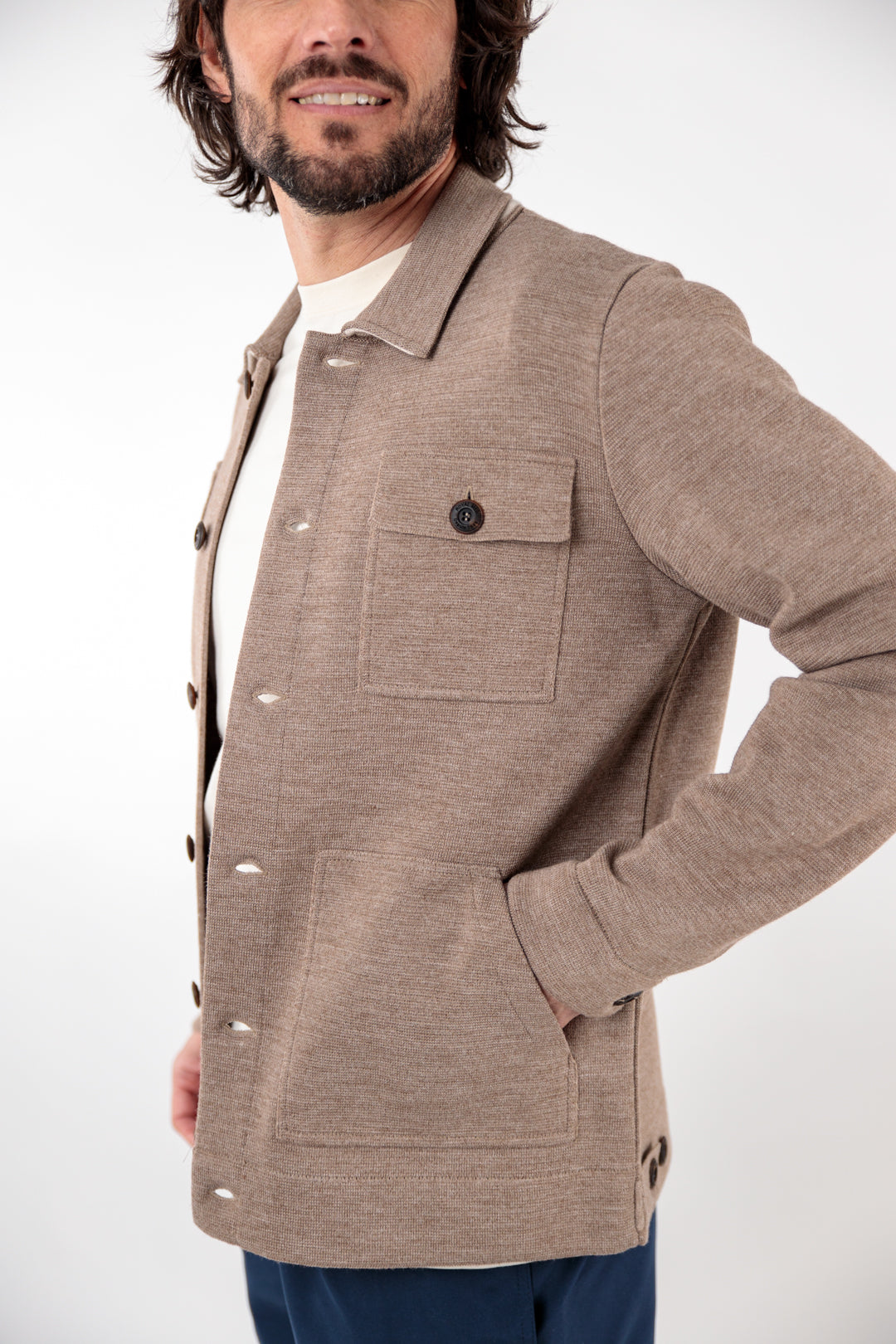 Shirt collar jacket