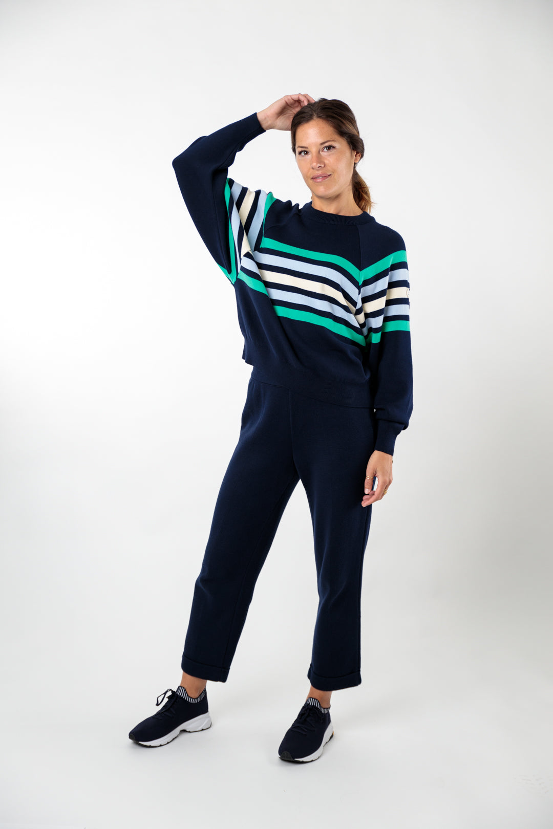 Pull rayé bicolore Lydia