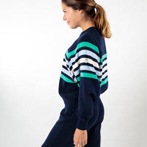 Pull rayé bicolore Lydia