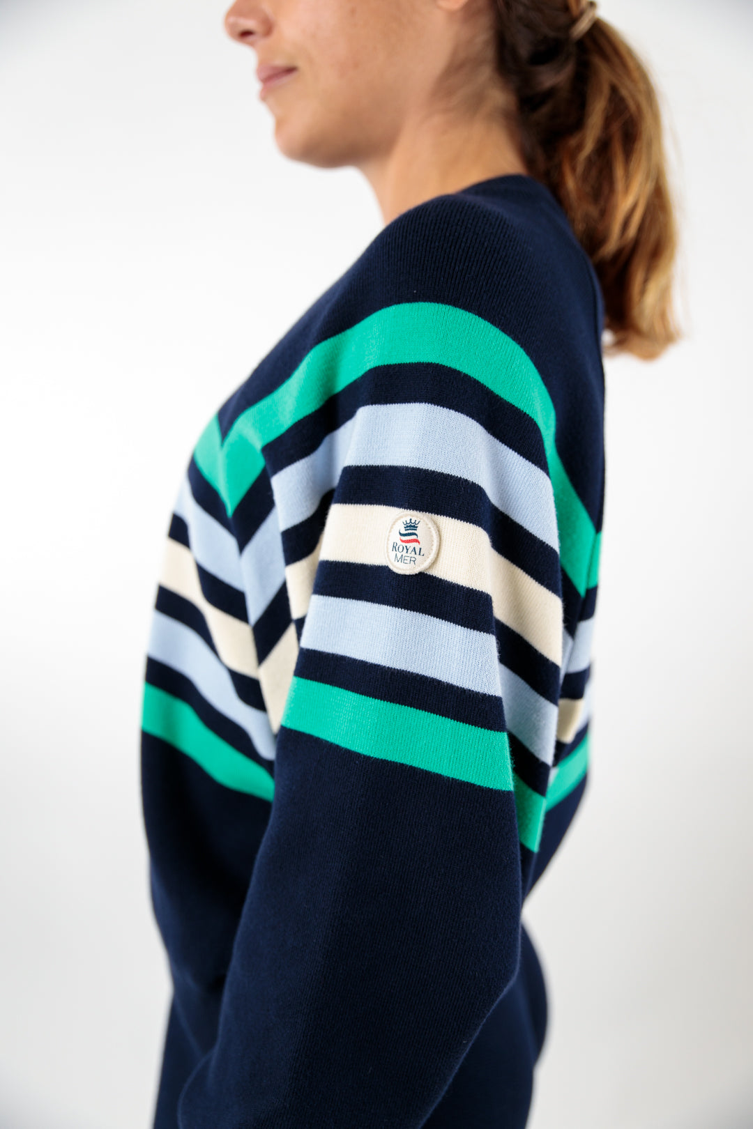Pull rayé bicolore Lydia