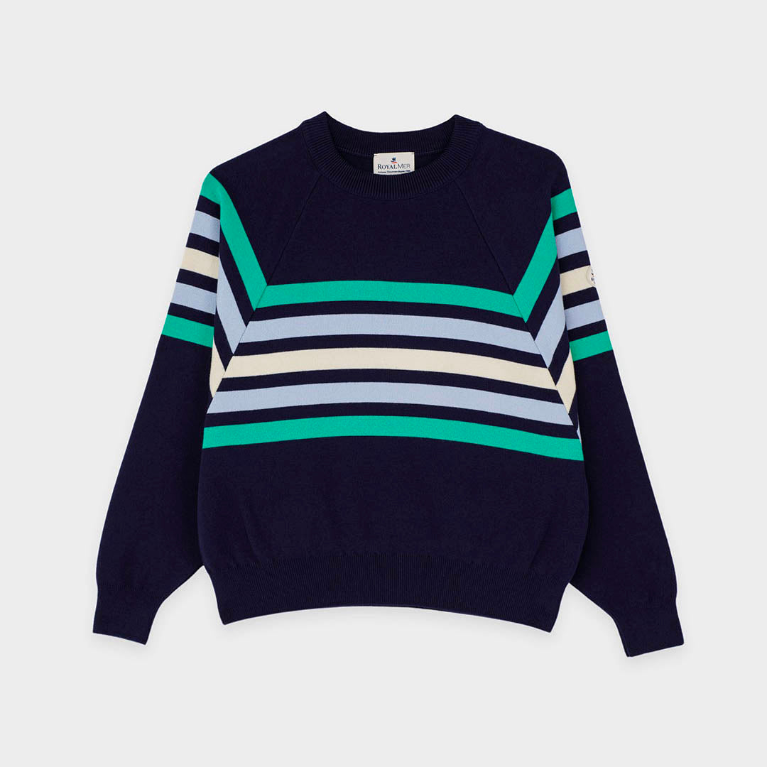 Pull rayé bicolore Lydia