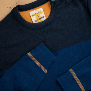 Pull marin bicolore GC3