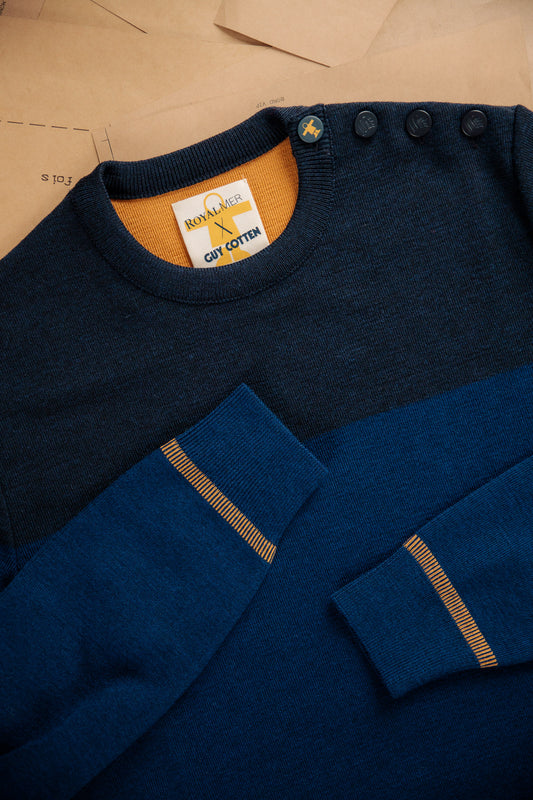 GC3 two-tone sailor sweater