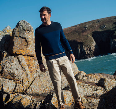 GC3 two-tone sailor sweater
