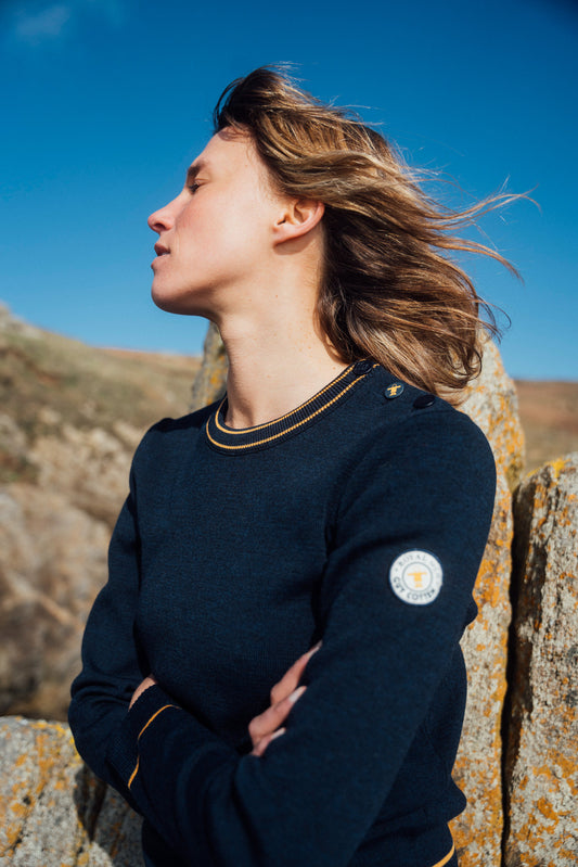 Pull marin GC3 femme