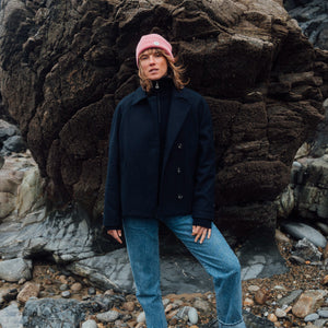 DOUBLE-BREASTED PEA COAT
