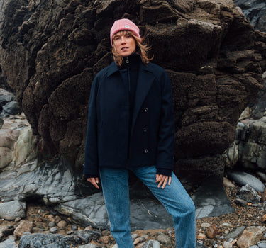 DOUBLE-BREASTED PEA COAT
