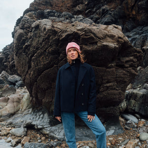 DOUBLE-BREASTED PEA COAT