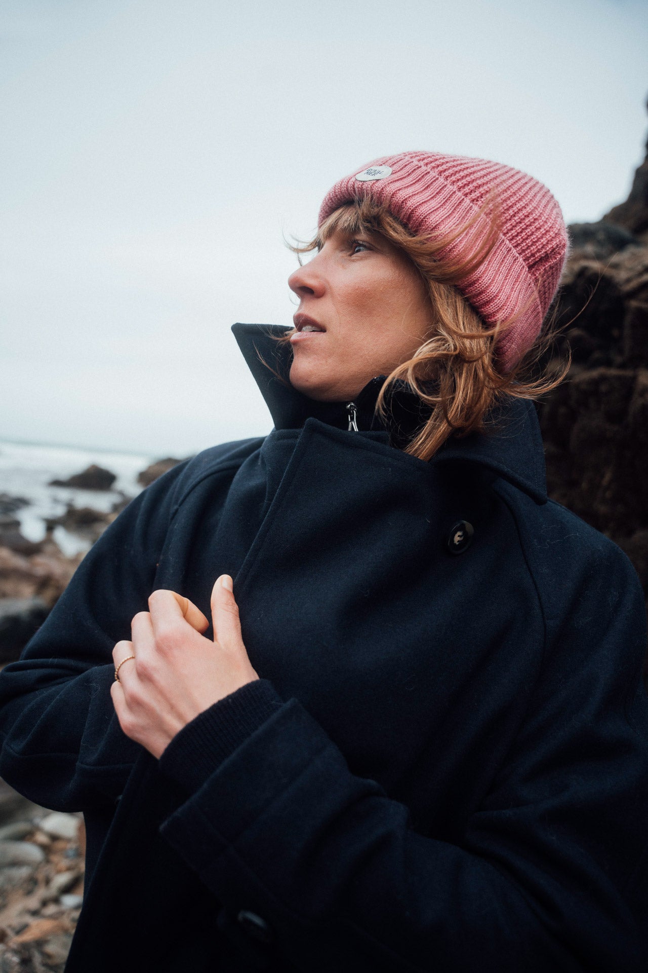 DOUBLE-BREASTED PEA COAT