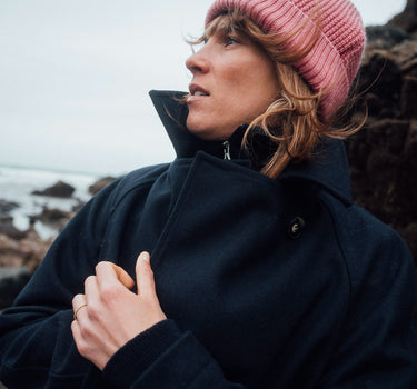 DOUBLE-BREASTED PEA COAT
