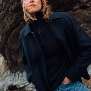 DOUBLE-BREASTED PEA COAT