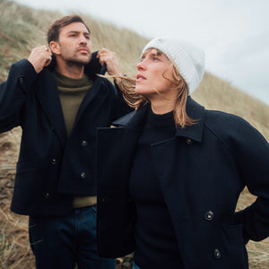 DOUBLE-BREASTED PEA COAT