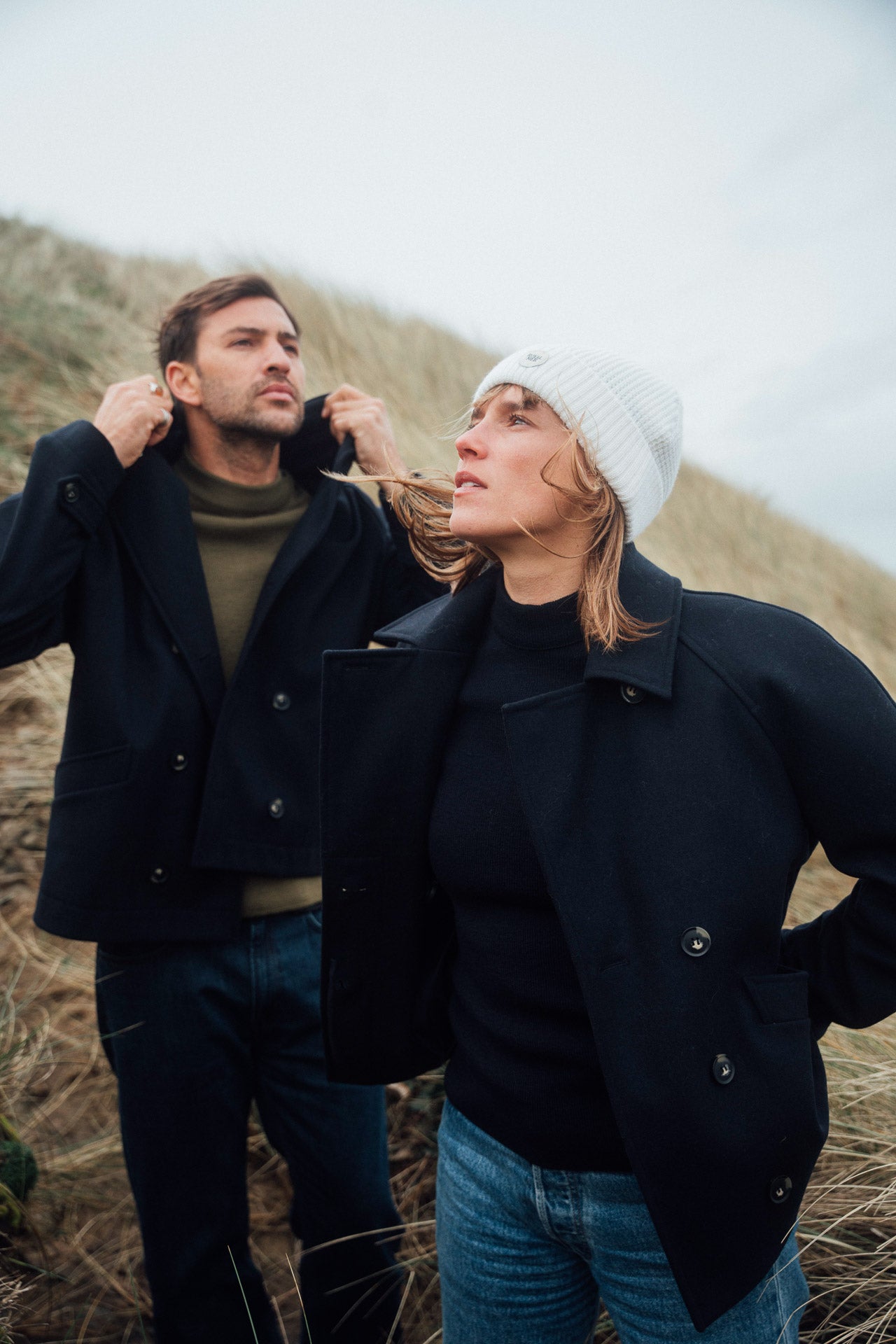 DOUBLE-BREASTED PEA COAT