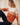 Pull femme rayé Morwena aurore tramonto écru coton égyptien côte 1/1 encolure bateau Royal Mer
