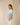 Pull femme rayé Morwena bleu persico écru coton égyptien côte 1/1 encolure bateau Royal Mer