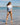 Pull femme rayé Morwena bleu persico écru coton égyptien côte 1/1 encolure bateau Royal Mer