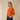Pull femme uni Morwena aurore tramonto coton égyptien côte 1/1 encolure bateau Royal Mer