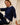 Pull femme uni Morwena marine coton égyptien côte 1/1 encolure bateau Royal Mer
