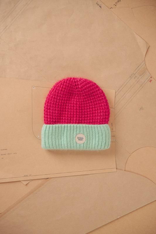 Olympe B two-tone hat