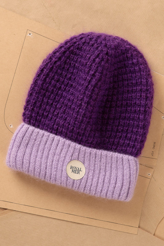 Olympe B two-tone hat