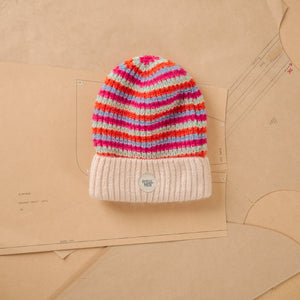 Bonnet rayé Olympe M