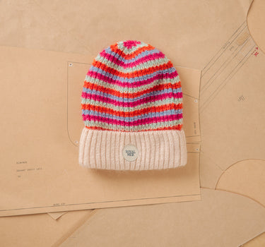 Bonnet rayé Olympe M