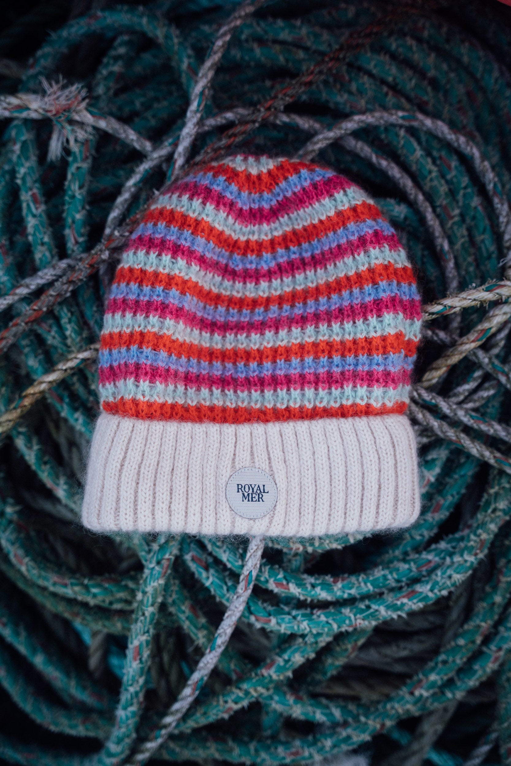 Bonnet rayé Olympe M