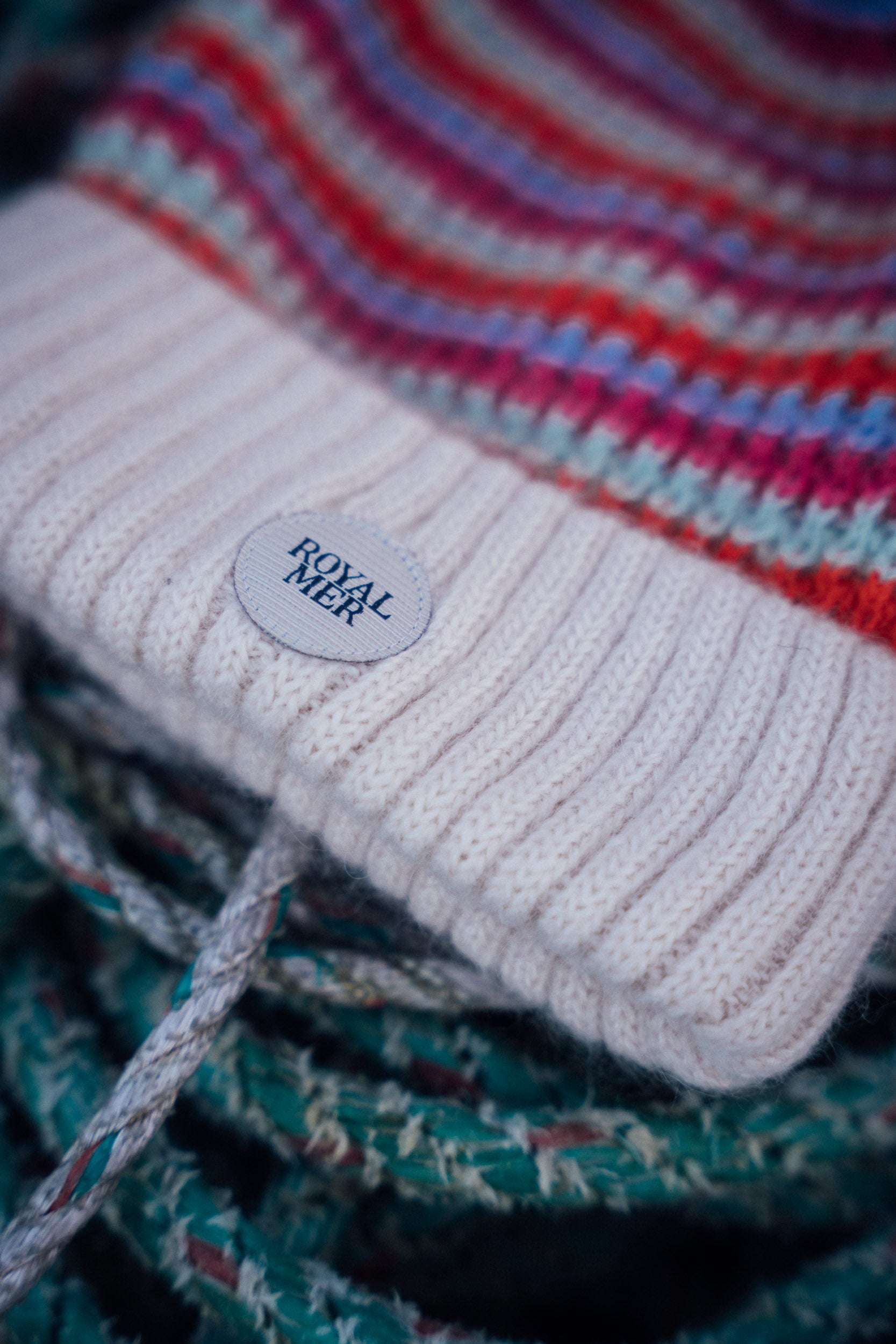 Bonnet rayé Olympe M