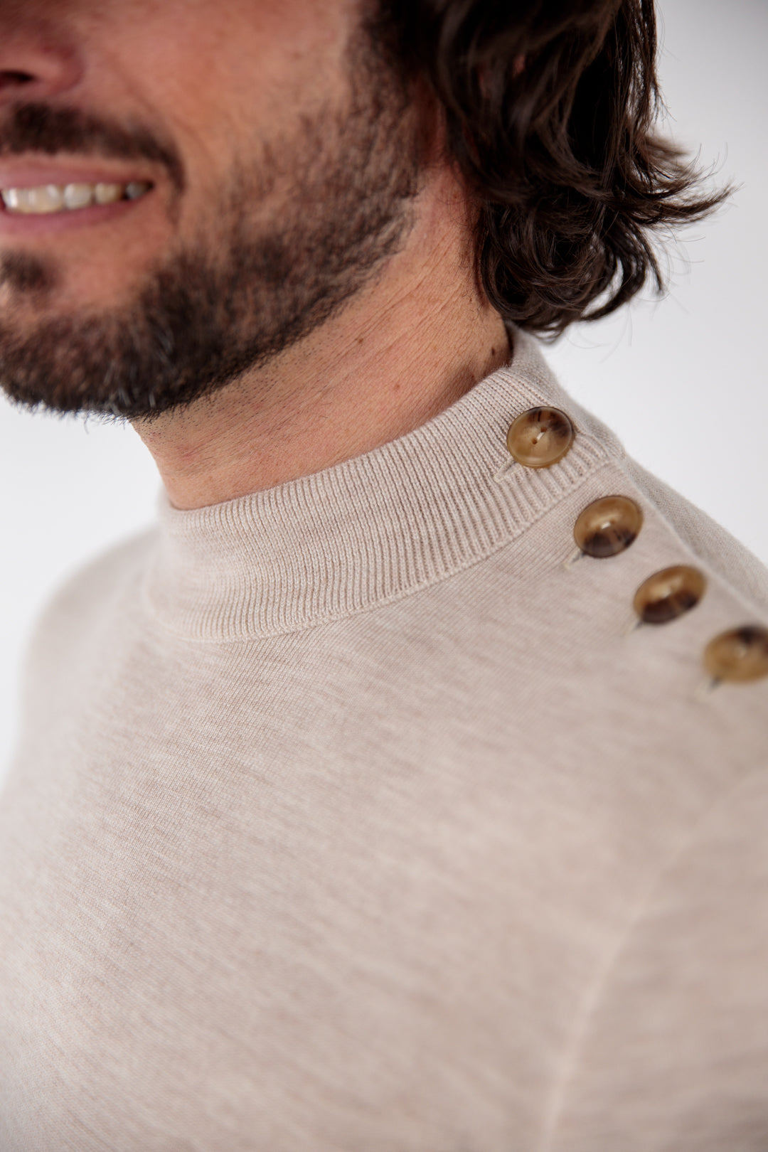 Pull marin avec broderie ancre