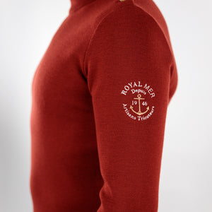 Sailor sweater with anchor embroidery