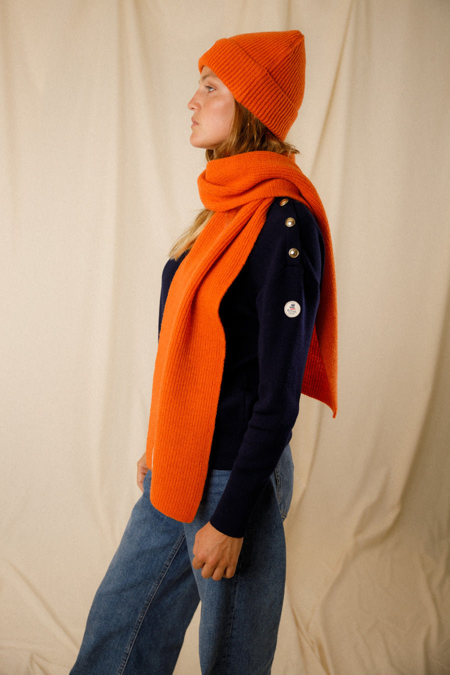 Plain scarf Roméo