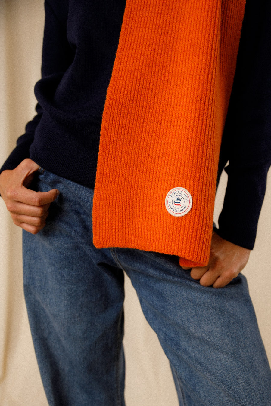 Plain scarf Roméo