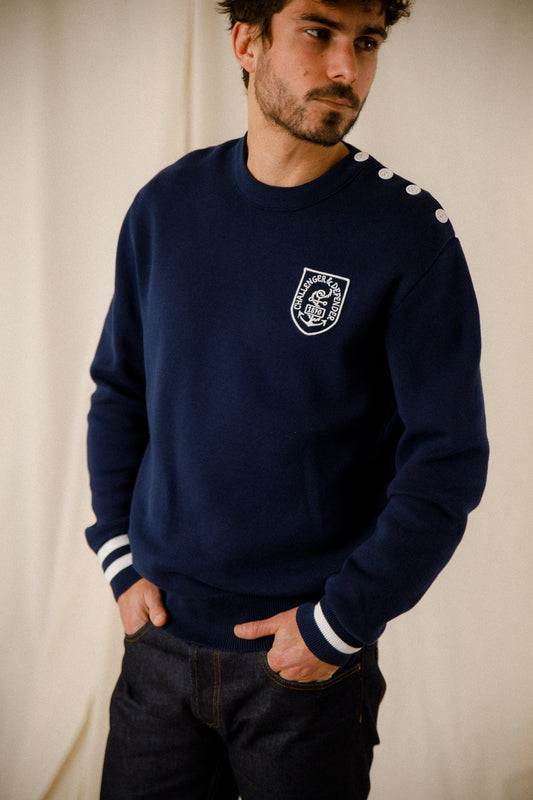Pull marin Sami Royal Mer x Sports d'Époque