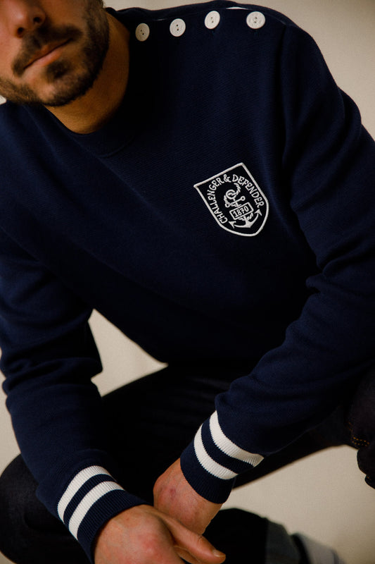 Pull marin Sami Royal Mer x Sports d'Époque