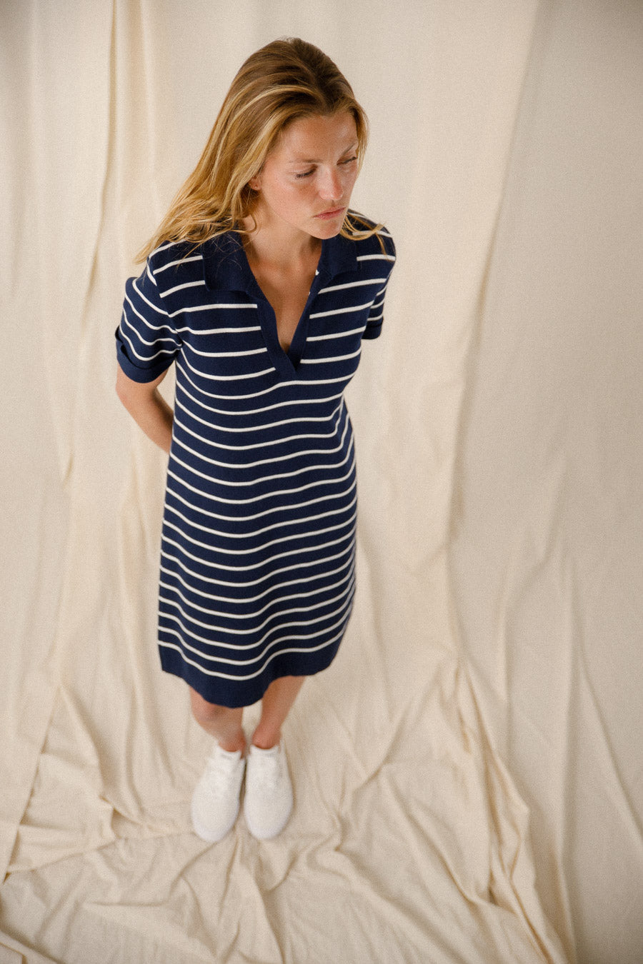 Robe longue rayée Suzie