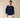 Sweat Royal marine coton col rond bords-côtes sérigraphie homme femme Royal Mer