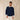 Sweat Royal marine coton col rond bords-côtes sérigraphie homme femme Royal Mer