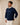Sweat Royal marine coton col rond bords-côtes sérigraphie homme femme Royal Mer