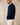 Sweat Royal marine coton col rond bords-côtes sérigraphie homme femme Royal Mer
