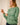 Sweat Royal sauge coton col rond bords-côtes sérigraphie homme femme Royal Mer