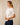 T-shirt Manifesto écru coton GOTS écusson manifeste sérigraphié dos homme femme Royal Mer