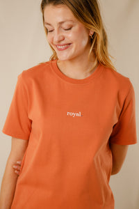 T-shirt Royal aurore coton col rond sérigraphie homme femme Royal Mer