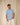 T-shirt Royal bleu grisé coton col rond sérigraphie homme femme Royal Mer