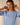 T-shirt Royal bleu grisé coton col rond sérigraphie homme femme Royal Mer